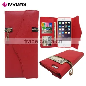 Zipper Wallet Case for Iphone 6 Cell Phone Accessories Quality Choice thumbnail-1