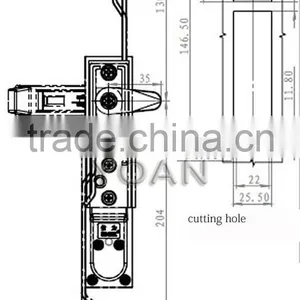 the Swing Door Lock of Rod Control Lock thumbnail-2