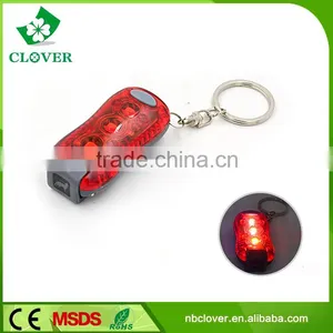 3 LED Keychain Lights Best Promotion Gift Mini Plastic Led Flashlight thumbnail-1