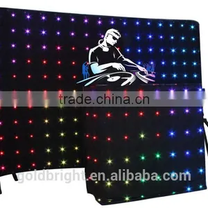 2015 China Size 2*3m+1*2m China Led Video Curtain Led Display Wall Hot Video thumbnail-1