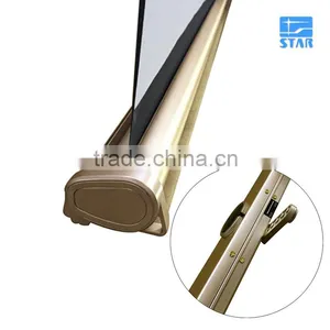 Golden Tone Tabletop Micro Portable Presenter Projector Screen, Easy Carry Outdoor Wall Mount Projection Screen 40" 50" thumbnail-6