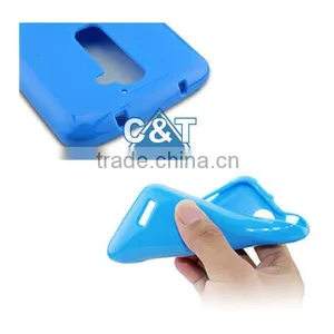 C&T Slim Fit Flexible TPU Rubber Skin Cover Case for LG Leon / C40 thumbnail-5