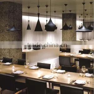 Modern Design Antique Dinner Lamp Black Aluminum Pendant Lighting thumbnail-1