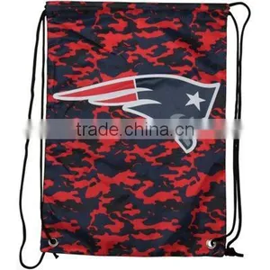 New England Patriots Camo Drawstring Backpack thumbnail-1