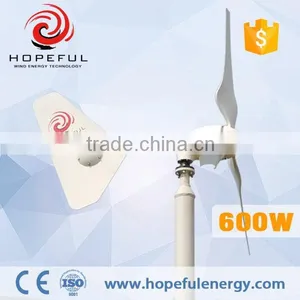 Wind Solar Home Hybrid System 600w Wind Turbine Generator thumbnail-5