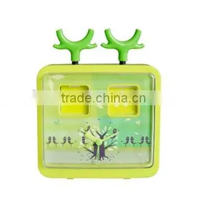 Calendar Clock,table Clock,twin Bell Clock,wooden Desk Clock thumbnail-1