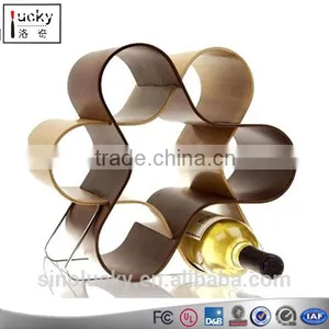 High Quality Acrylic 6 Bottles Wine Display Stand thumbnail-1