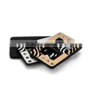 Decorative Black Plastic Rhinestone Belt Buckles thumbnail-4