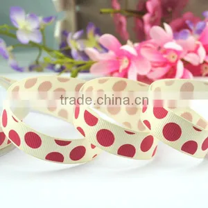 Wholesale Ribbon Decorative Printed Grosgrain 75mm Promote Ribbon thumbnail-1