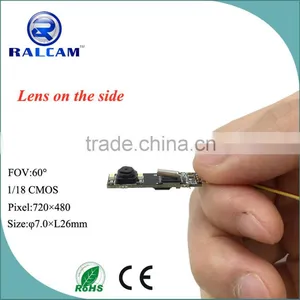 Lens on Side 60 Degree FOV Infrared LED Cmos Camera Module thumbnail-3