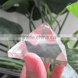 50mm Clear Quartz Crystal Pyramids Carving / Clear Crystal Pyramid thumbnail-1