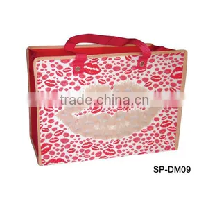 2016 New PP Non Woven Plastic Handbags Women Waterproof Shopping Bags Factory SP-DM thumbnail-4