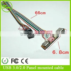 USB A Audio Output Front Panel Lead Cable for PC Computer Motherboard thumbnail-1
