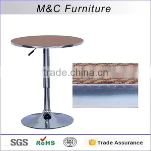 Modern Color Optional Rattan Surface Height Adjustable Desk thumbnail-1