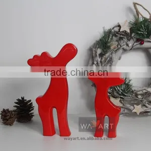 Red and White Christmas Reindeer of Xmas Decoration thumbnail-2