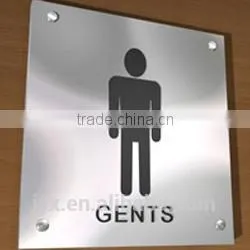 Acrylic Toilet Sign for Men thumbnail-1
