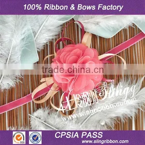 Wholesale Ribbon Flowers Making for Wedding Garment Accessories thumbnail-1
