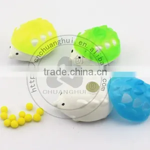 Plastic Hedgehog Bottle With Candy, Cartoon Bottle Candy thumbnail-3