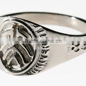 Titanium Skull Engagement Ring thumbnail-1