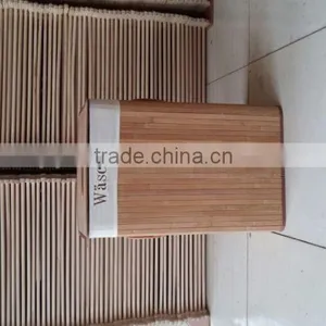 2015 New Design Natural Color Utility Bamboo Hamper for Hotel thumbnail-1
