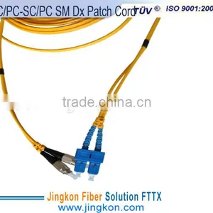 Yellow Multi-mode DX FC/PC-SC/PC Fiber Optical Patch Cord thumbnail-1