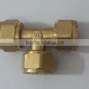 Hot Sale pp 1/2" Brass Insert Elbow Led Value 45 Elbow/brass Pipe Fitting/brass Connector thumbnail-1