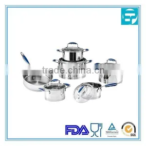 11Pcs Stainless Steel Silicone Cookwares Sets thumbnail-1