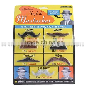 Factory Direct Sale Fake Mustache ,Artifical Mustache Beard for Carnival thumbnail-1
