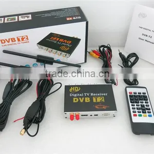 HD Double Tuner Car DVB-T2 Digital TV Receiver H.264 MPEG-4 Speed Can Reach 120-150km/h Use for Thailand Columbia Russia Etc. thumbnail-6