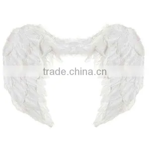 Black Red White Halloween Christmas Festival Celebration Party Show Feather Wing thumbnail-3