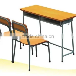 Detachable 2-person Desk & Chair for Sale Student Desk & Chair A-022 thumbnail-4