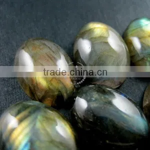 13x18mm AAA Grade Labradorite Shining Gold Green Oval Cabochon Special Jewelry Findings Supplies for Ring,DIY Pendant 4120059 thumbnail-4