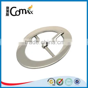 High Quality Fashion Oval Tri-Glide Nickel Metal Pin Buckle thumbnail-1