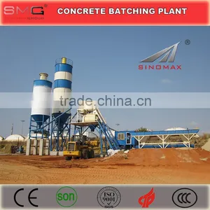 35m3/h HZS35 Lifting Hopper Stationary Ready Mix Concrete Batching Plant for Sale Made in China thumbnail-1