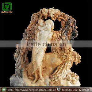 Sunset Red Marble Figure Statue thumbnail-1