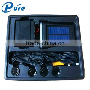 Buzzer Auto Parking Sensor LCD Display Digital Reverse Assitant Parking Sensor Wireless Solar Energy Reverse Parking Sensor thumbnail-3