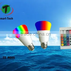 Energy Saving E27 3W RGB LED Bulb Lamp Light 16 Color Changing + IR Remote thumbnail-2