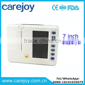 CE Approved 7 Inch 6 Channel ECG EKG Machine Electrocardiograph 110 V - 240V thumbnail-1