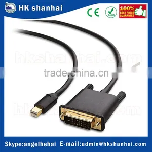 2016 dp Cable 1080P/ 1920x1200 Apple DVI Extend Second Monitor Cable Thunderbolt 2 Port Compatible Mini Displayport to Dvi Cable thumbnail-1