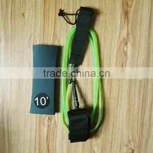 Leg Rope Leash 10 Feet Dia 7mm for Sup Surf Board Stand up Paddle Board Surfing Surfboard Accessory thumbnail-2