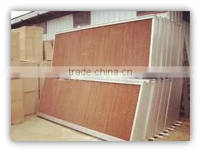 Machine Manufacturing Water Cooled Air Conditioner Cooling Pad With Aluminium Frame thumbnail-2