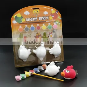 Non-toxic Gypsum Graffiti Toy With Paint Set for Children thumbnail-1