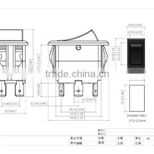 12V 8 Position Laser Engraved Rocker Switch Wiring thumbnail-4