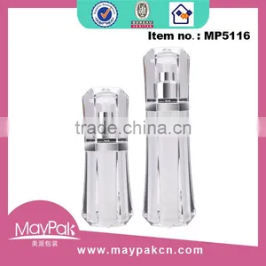 Diamond Shape AS Material 50ml Airless Lotion Bottle thumbnail-1