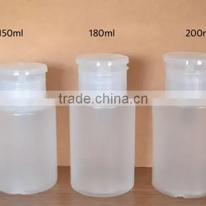 Nail Art Pump Dispenser Polish Remover Cleaner Empty Bottle 150ml 180ml 200ml thumbnail-1