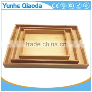 Custom Kindergarten Montessori Teaching Aids Wooden Serving Tray thumbnail-1