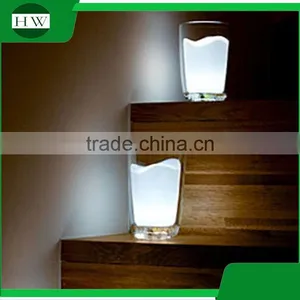 Wholesale Portable Plastic Mini Milk Cup Battery Powered Led Table Desk Night Lamp Light thumbnail-4