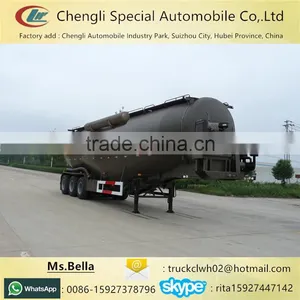 40-70m3 Bulk Powder Tanker Semi Trailer For Sale Bulk Cement Tank Trailer thumbnail-1