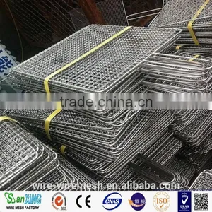 Hot Sale Food Grade Stainless Steel Barbecue BBQ Crimped Wire Mesh thumbnail-1