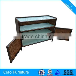 Rattan Locker Restaurant Used Cabinet thumbnail-1